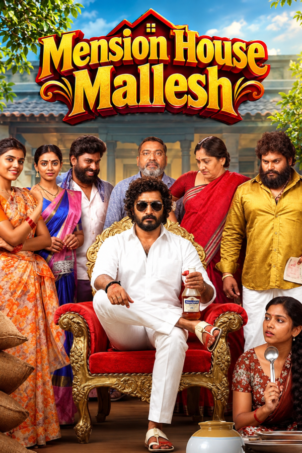 Download Mension House Mallesh (2026) Dual Audio {Hindi-Telugu} Movie 480p | 720p | 1080p WEB-DL ESub LegalMovies poster
